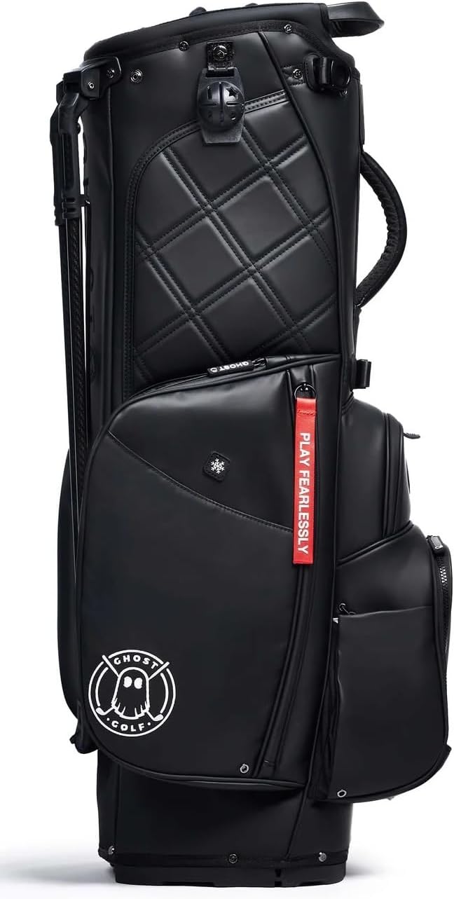 Ghost Golf Stand Bag - Lightweight Golf Bags for Men & Women, 14-Way Dividers with Premium Materials & Magnetic Pocket - Standing Golf Bag Holds 14 Golf Clubs