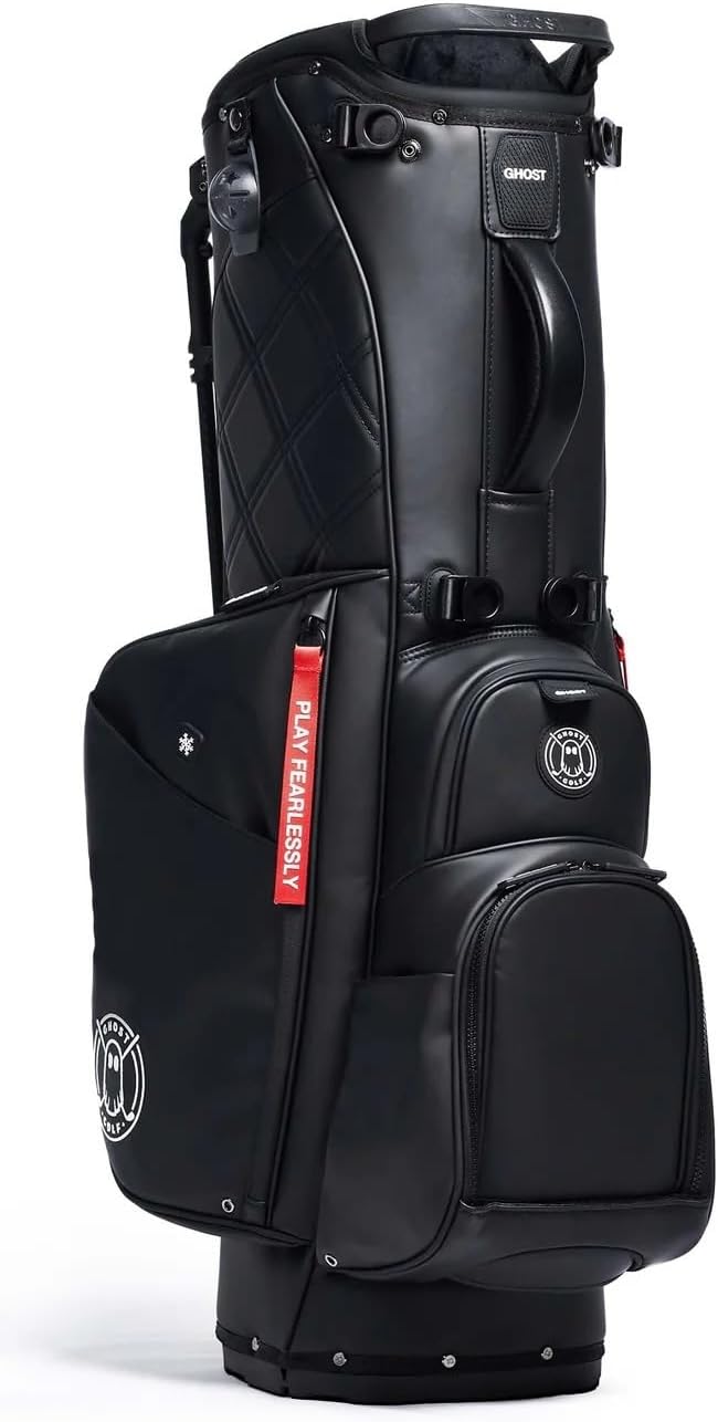 Ghost Golf Stand Bag - Lightweight Golf Bags for Men & Women, 14-Way Dividers with Premium Materials & Magnetic Pocket - Standing Golf Bag Holds 14 Golf Clubs