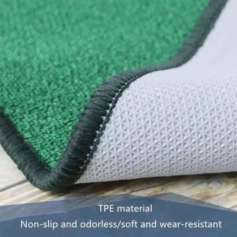 Golf Carpet Putting Mat Thick Smooth Practice Putting Rug for Indoor Home Office Golf Practice Grass Mat Golf Training