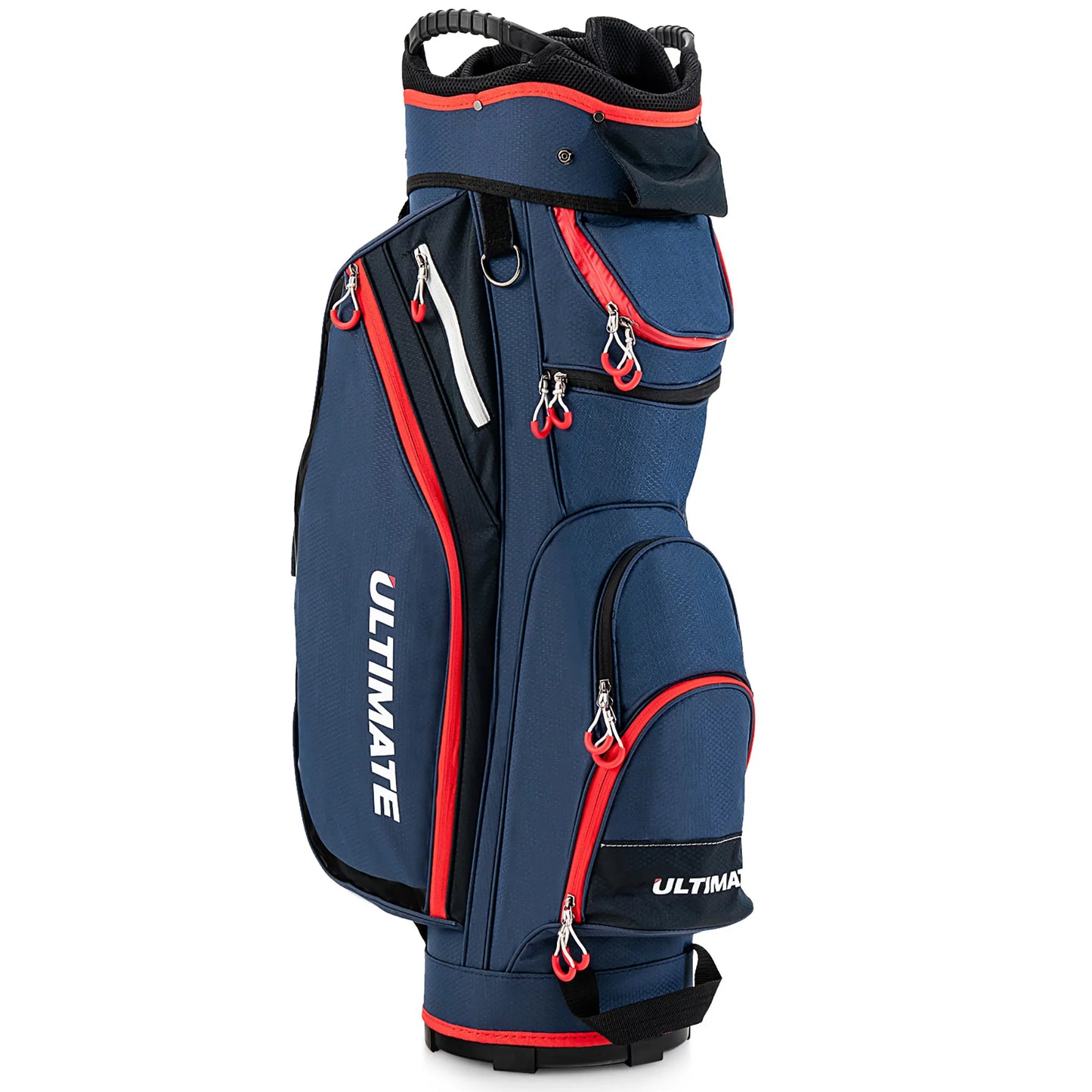 9.5" Golf Cart Bag W/14 Divider Rain Hood Cooler Bag 8 Pockets