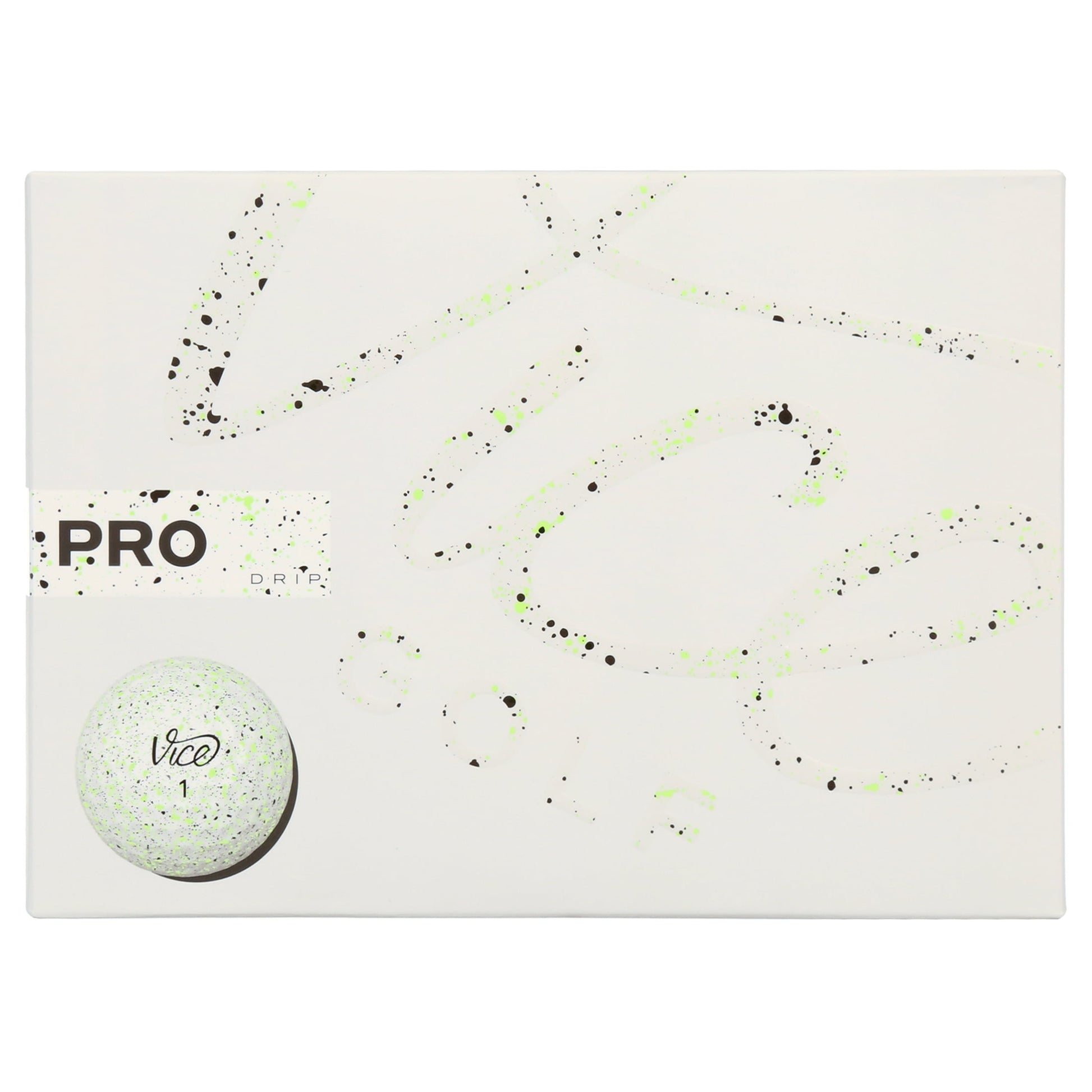 Pro Drip Golf Balls, Lime, 12 Pack