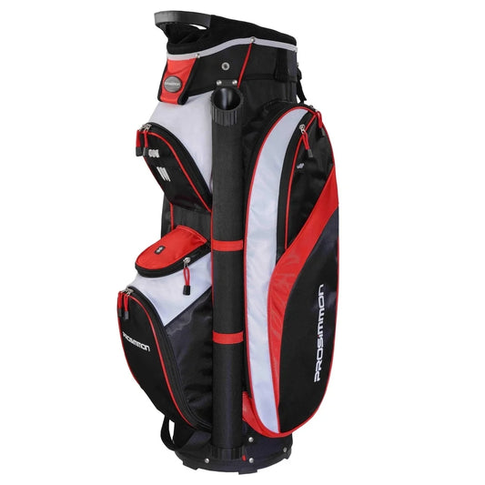 Tour 14 Way Cart Golf Bag Black, Red