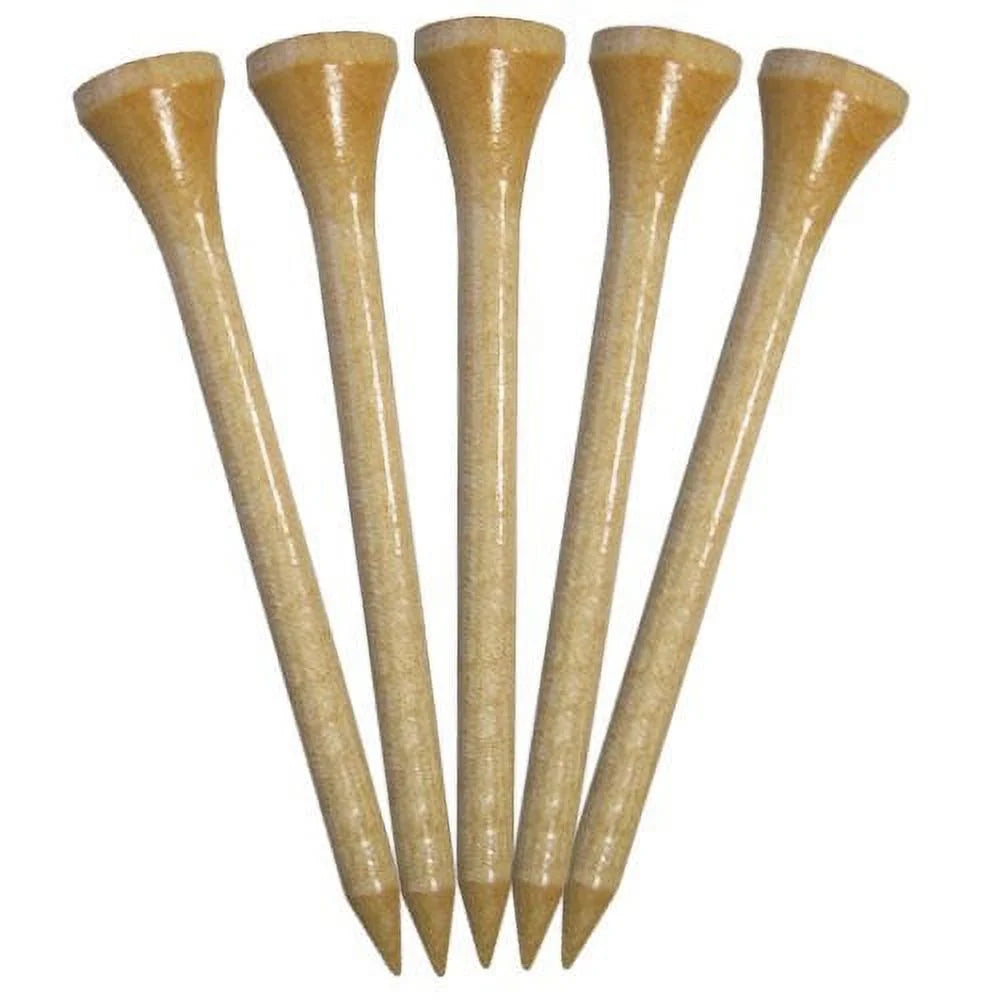 Pride Wood Golf Tee, 2.75 Inch, Natural, 500 Count