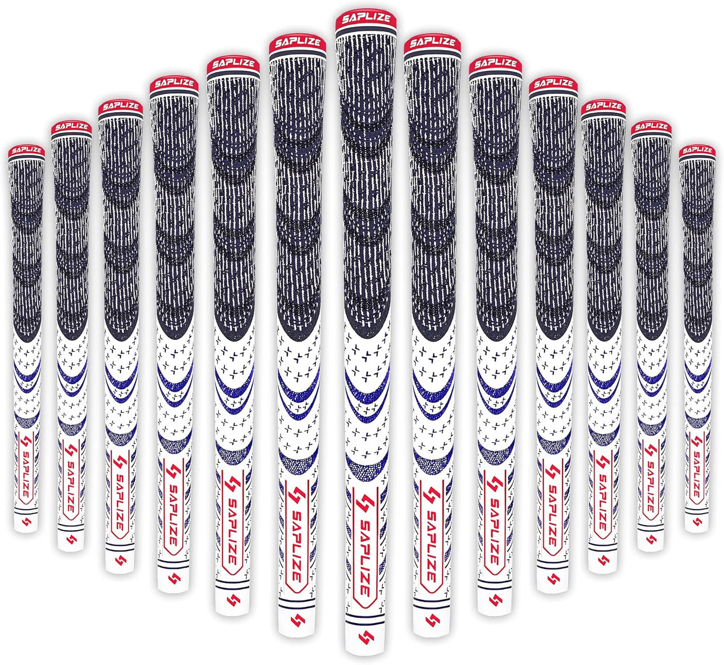 Golf Grips, Choose between 13 Grips and 13 Grips with Full Regripping Kit, 6 Colors Optional, Standard/Midsize, All Weather Multi Compound Hybrid Golf Club Grips