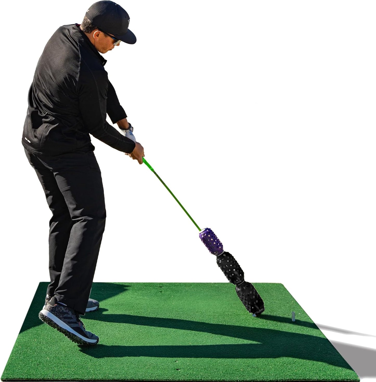 Golf Training Aid and Warm up Equipment, Golf Swing Trainer, Improves Swing Speed & Accuracy, Increase Swing Speed, Wind Resistance, Adjustable Pineapples