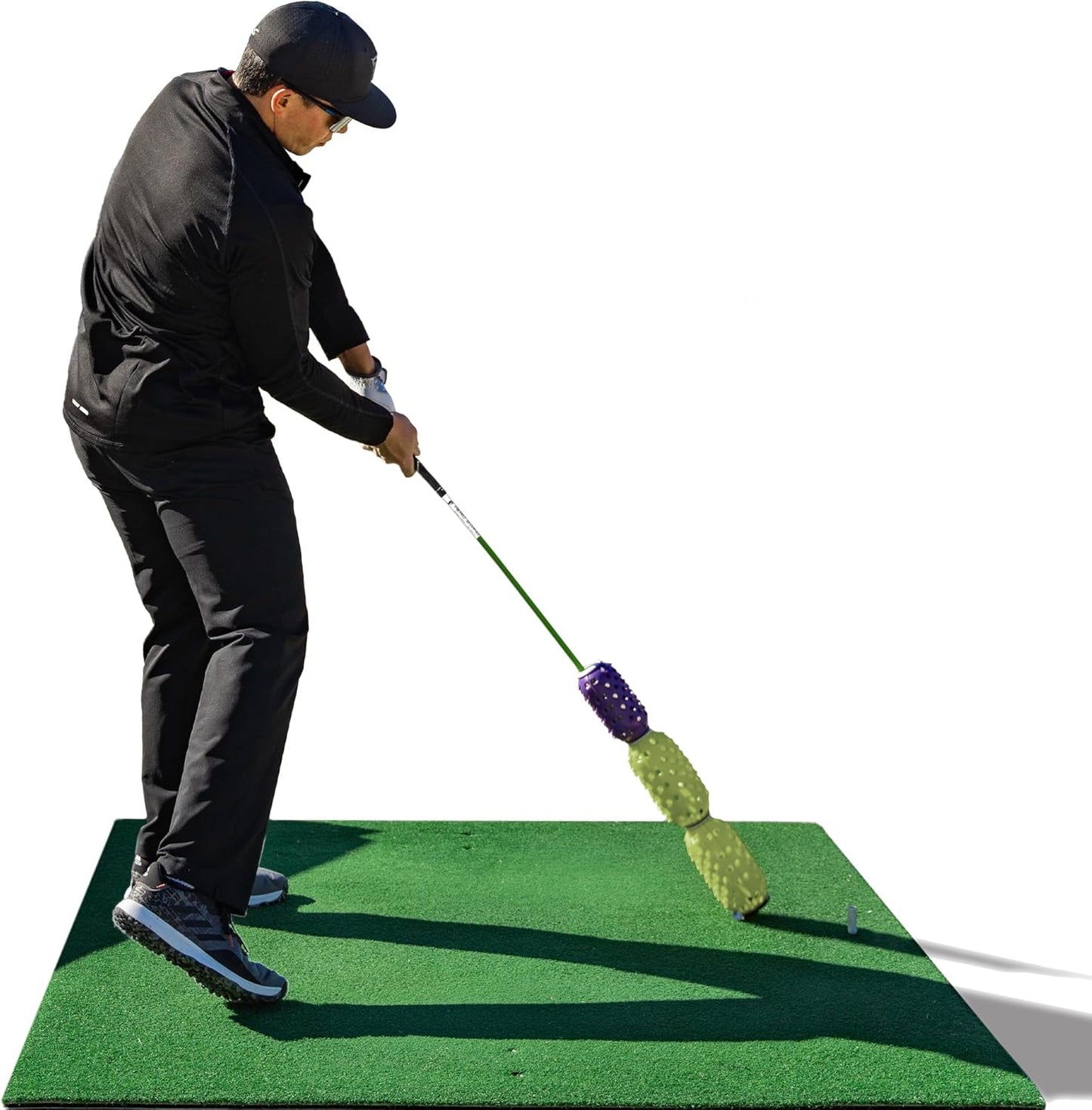 Golf Training Aid and Warm up Equipment, Golf Swing Trainer, Improves Swing Speed & Accuracy, Increase Swing Speed, Wind Resistance, Adjustable Pineapples