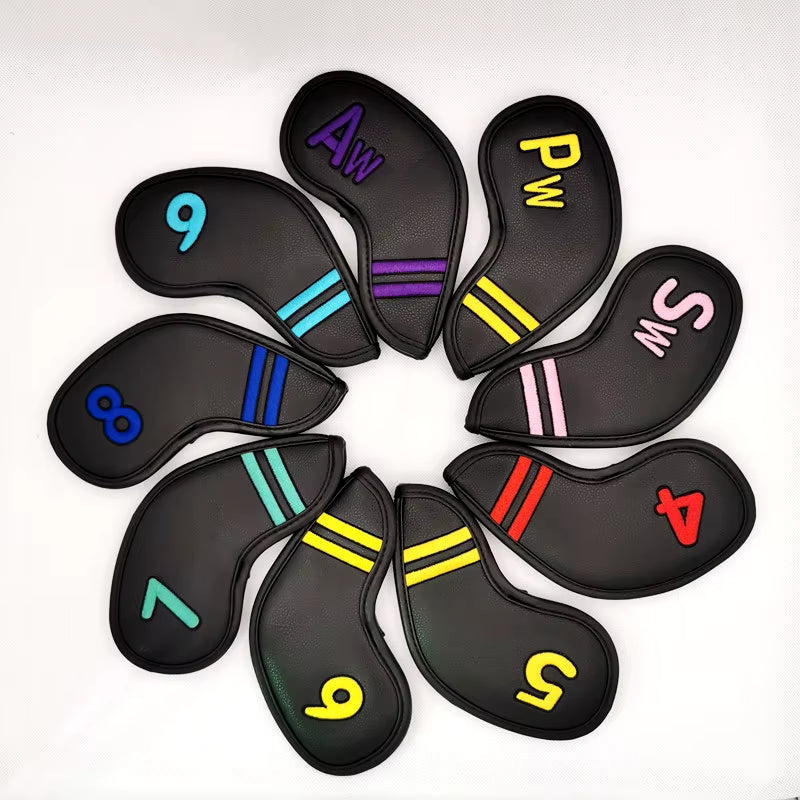 Golf Iron Covers Golf Club Head Covers of Various Colors and Styles Both Men and Women Can Use