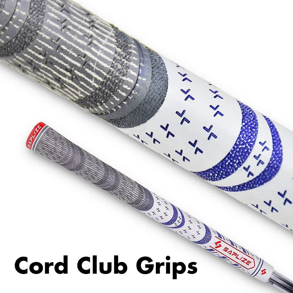 Golf Grips, Choose between 13 Grips and 13 Grips with Full Regripping Kit, 6 Colors Optional, Standard/Midsize, All Weather Multi Compound Hybrid Golf Club Grips