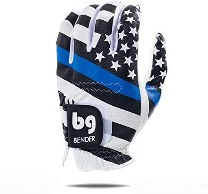 Bender - Mens Golf Glove, Durable Mesh Golf Gloves, Unique Golf Gloves