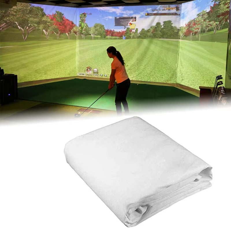 300X300Cm Home Gym Indoor Golf Simulator for Golf Ball Target Training Display Practice Screens Impact Screen Sensor