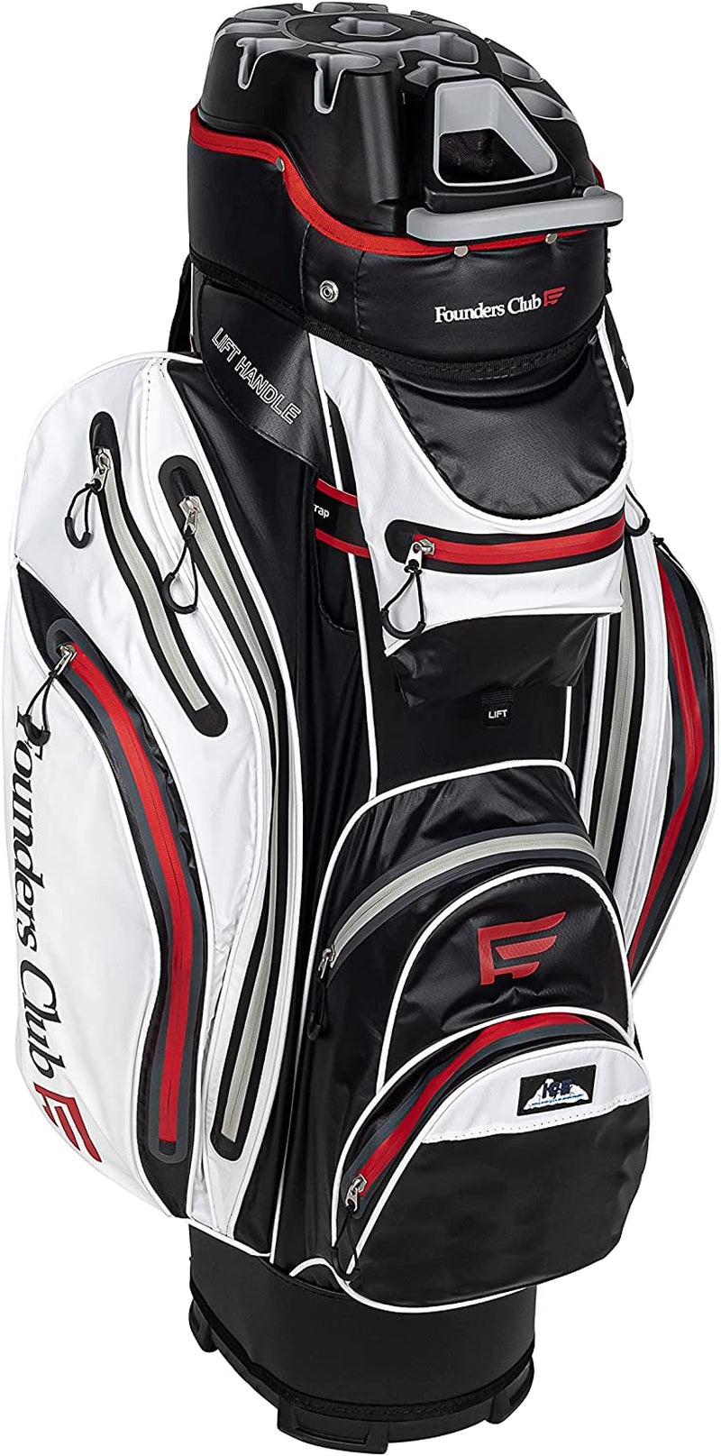 Premium Cart Bag with 14 Way Organizer Divider Top