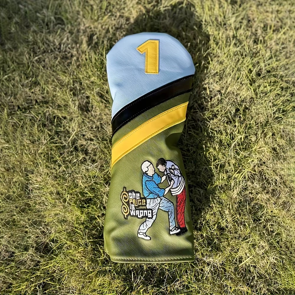 1Pc/4Pcs Funny Design Cover for Various Club, Golf Club Head Cover, Golf Accessories