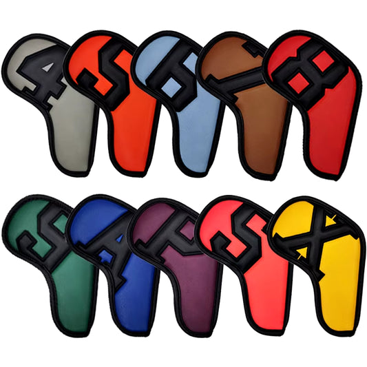 Golf Iron Covers Golf Club Head Covers of Various Colors and Styles Both Men and Women Can Use