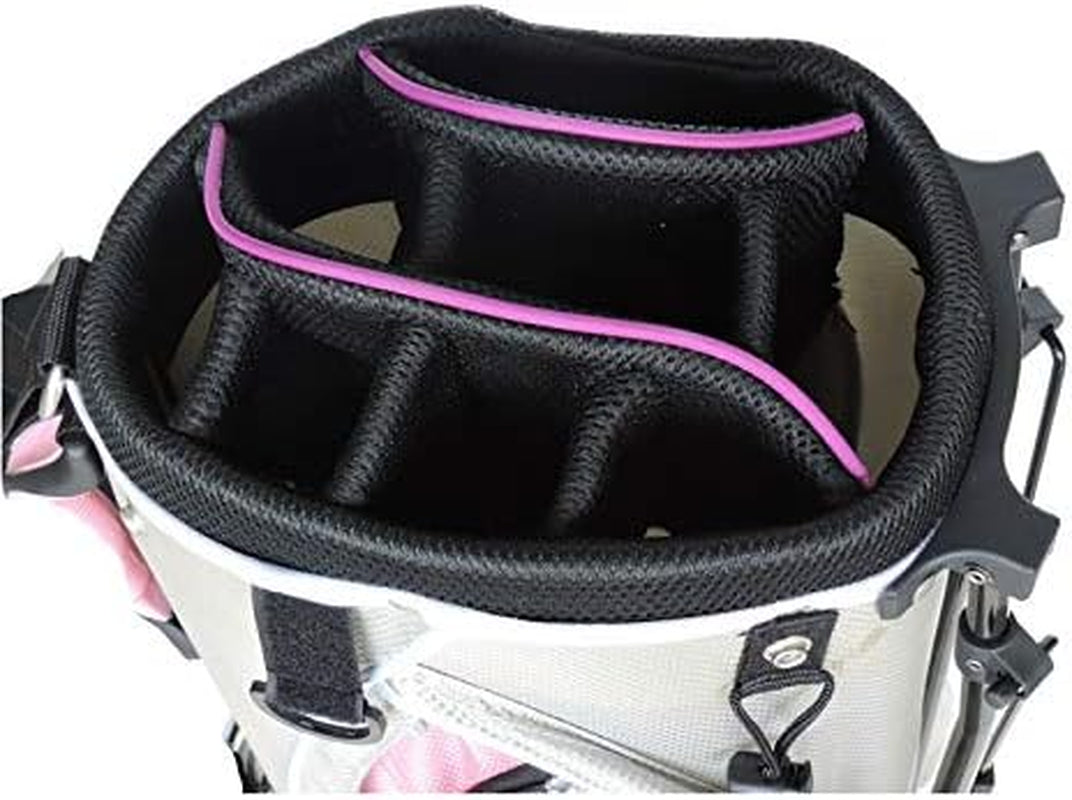 Women Ultra Lite Pink Golf Bag (34" Tall)