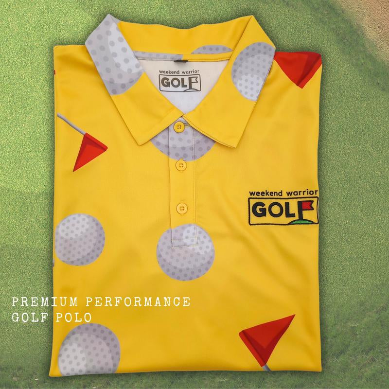 Performance Polo Shirt Men'S Golf Shirt Menswear Apparel Weekend Warrior Golf