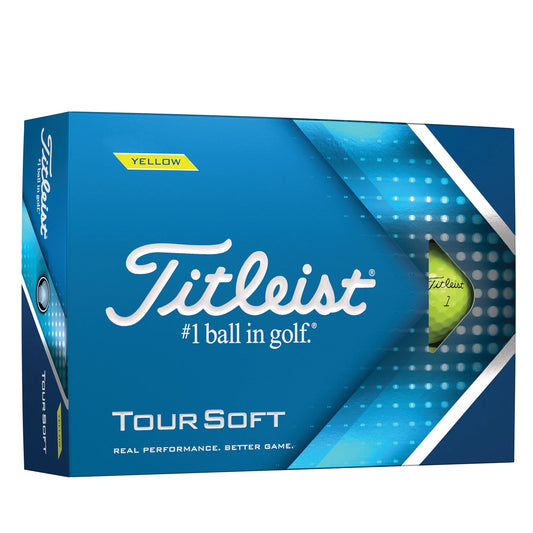 2022 Tour Soft Golf Balls, 12 Pack, Yellow