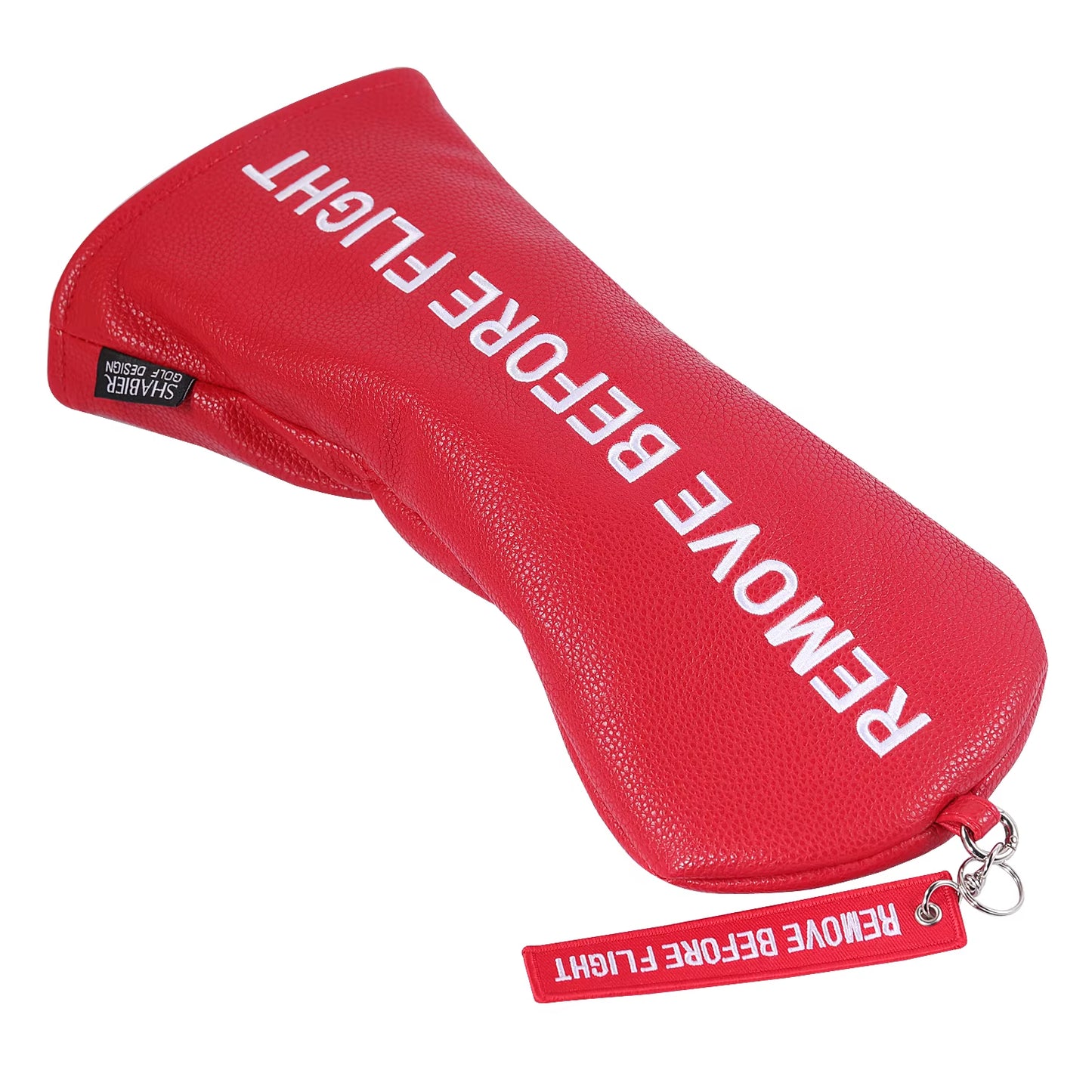 Red Remove before Flight Golf Headcover Golf 460CC Driver Cover Wood Hybrid Mallet Cover