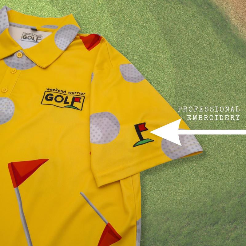 Performance Polo Shirt Men'S Golf Shirt Menswear Apparel Weekend Warrior Golf