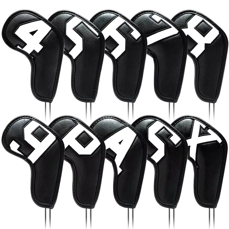 Gradients Number Golf Iron Head Covers Iron Headovers Wedges Covers 4-9 ASPX 10Pcs Golf Fan Supplies