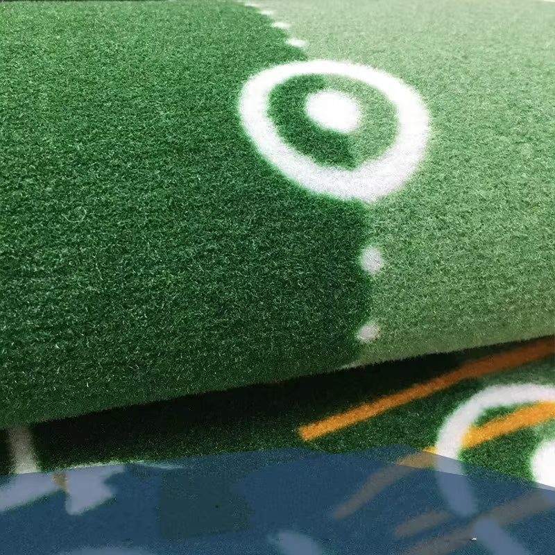 Golf Carpet Putting Mat Thick Smooth Practice Putting Rug for Indoor Home Office Golf Practice Grass Mat Golf Training