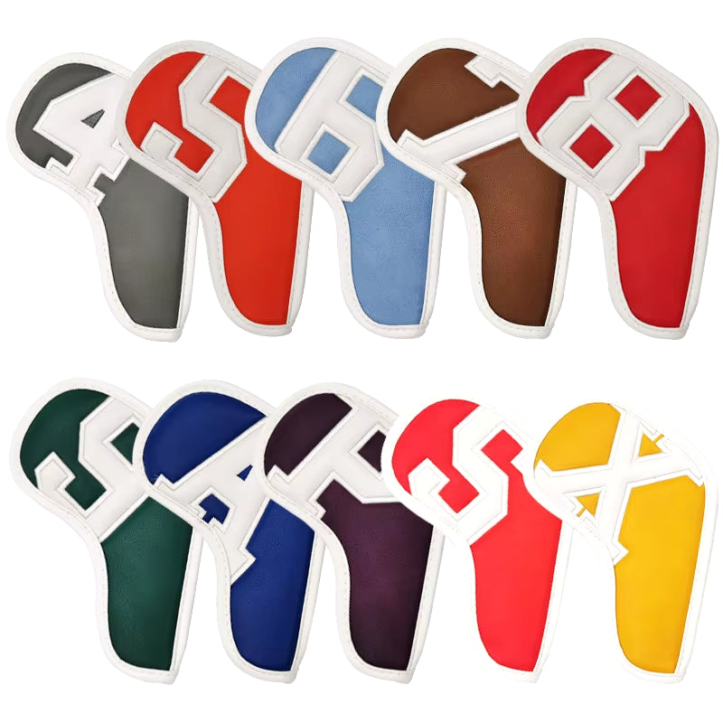 Golf Iron Covers Golf Club Head Covers of Various Colors and Styles Both Men and Women Can Use