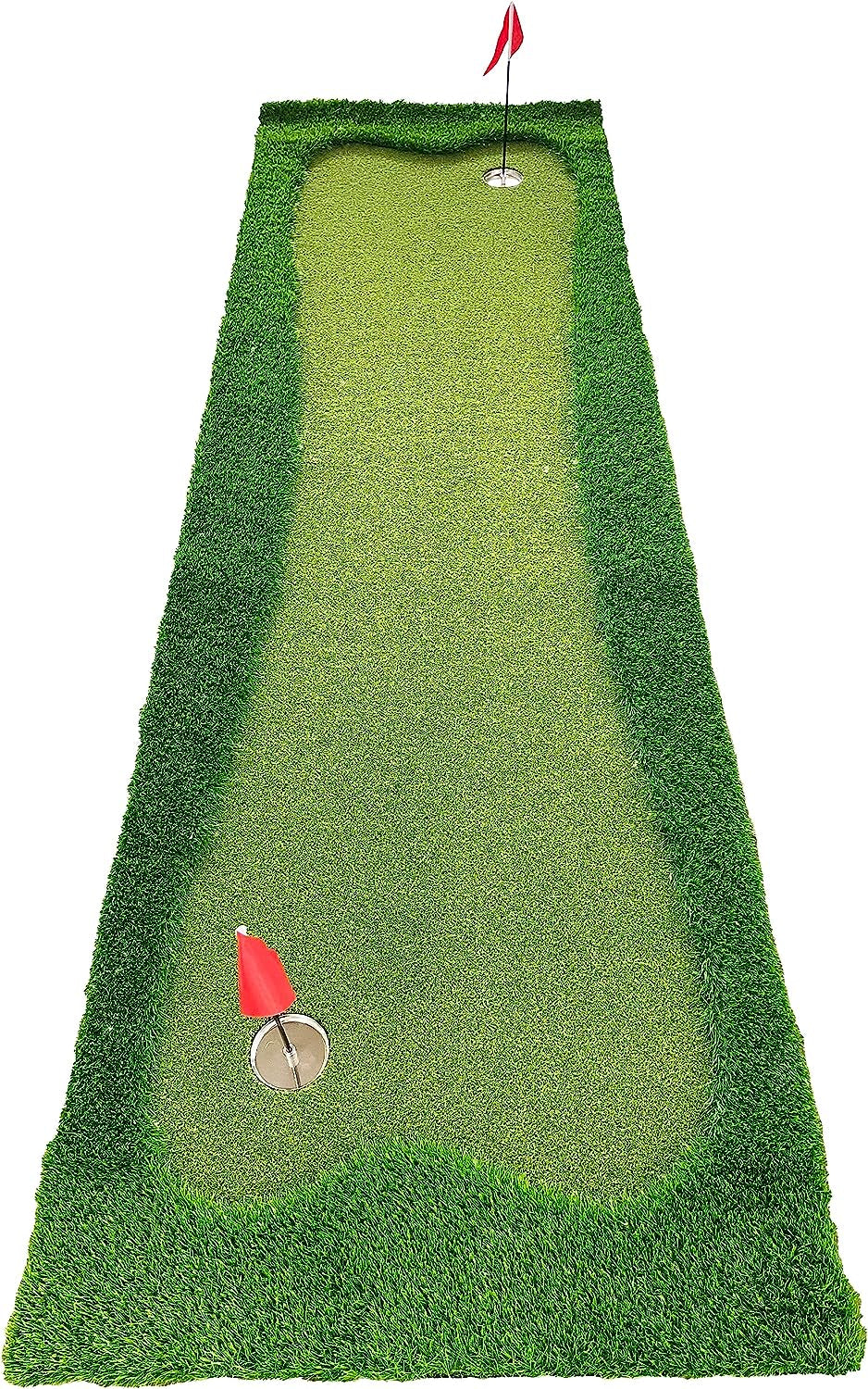 Professional Large Realistic Putting Training Mat, 3 Feet by 10 Feet Green