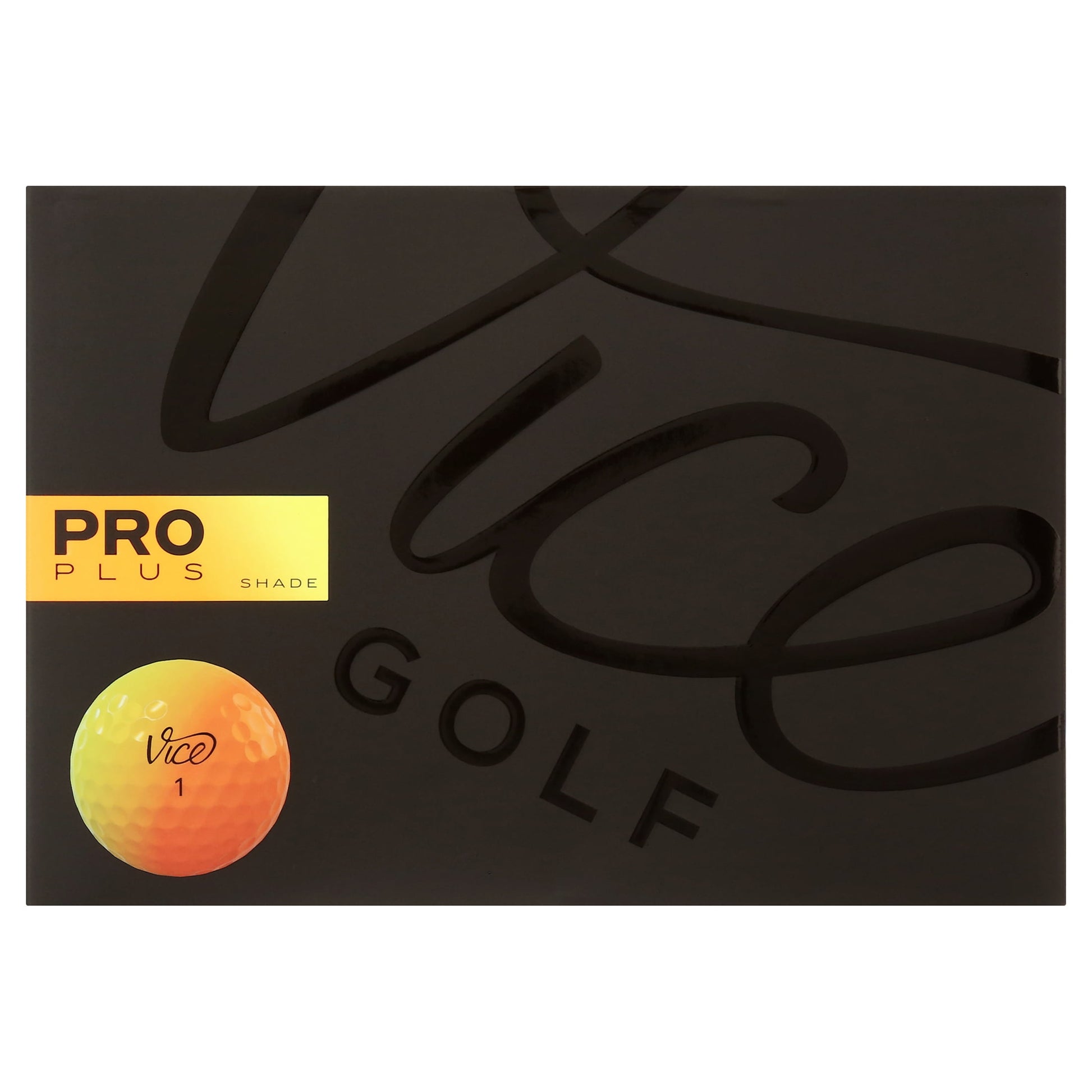 Golf Limited Edition Pro plus Golf Balls|Shade Yellow Orange