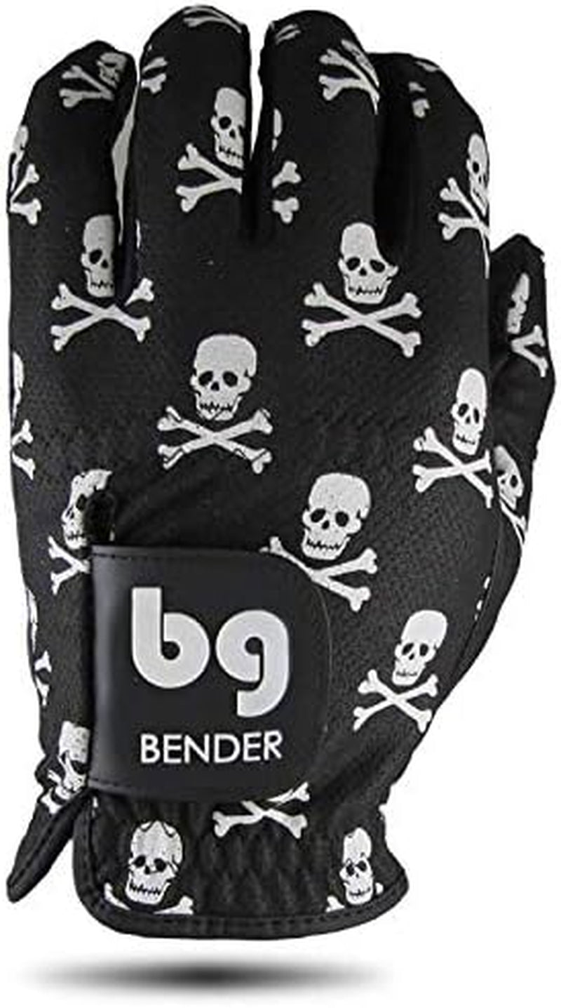 Bender - Mens Golf Glove, Durable Mesh Golf Gloves, Unique Golf Gloves