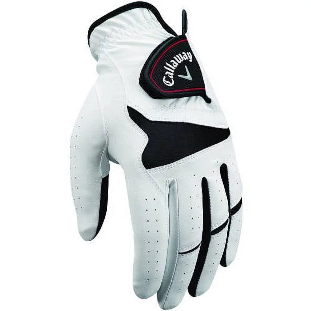 Callaway XXT Xtreme Golf Glove, 2 Pack, White (Worn on Left Hand)