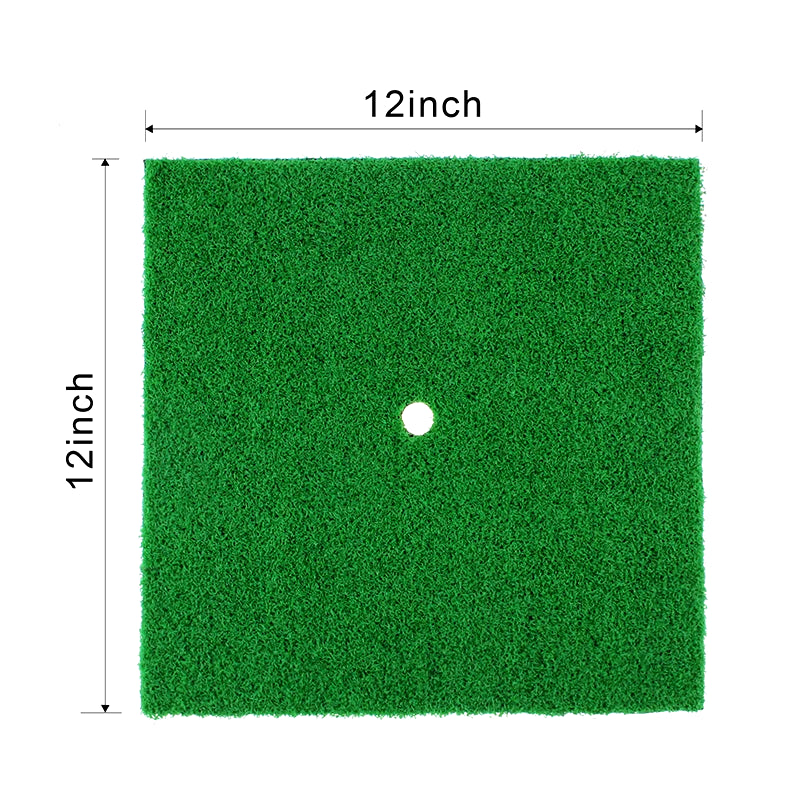 Golf Hitting Mats Indoor/Outdoor SBR Golf Mats for Driving Range Practice Backyard Use Green (Long/Short Grass)