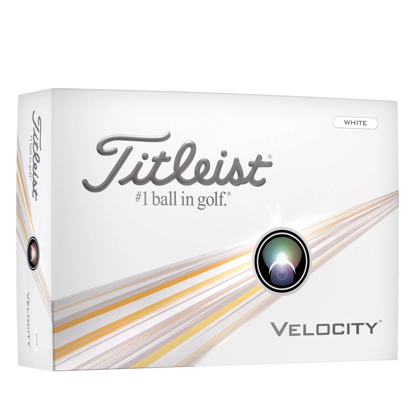 2024 Velocity Golf Balls, 12 Pack, White