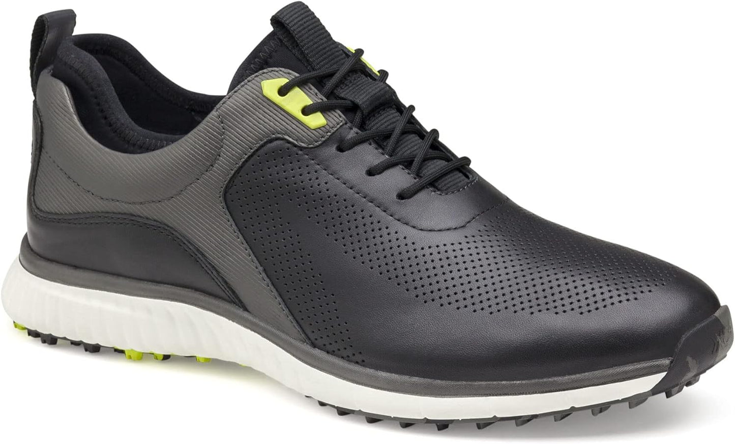 Men'S XC4 H1-Luxe Hybrid Golf Shoes | Waterproof Leather | Lightweight | Memory-Foam Cushioning