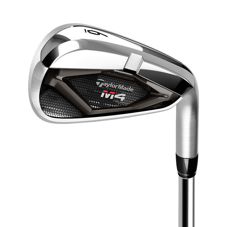 New Taylormade M4 Iron Set 6-PW Irons KBS Max 85 Stiff Flex Steel Shafts