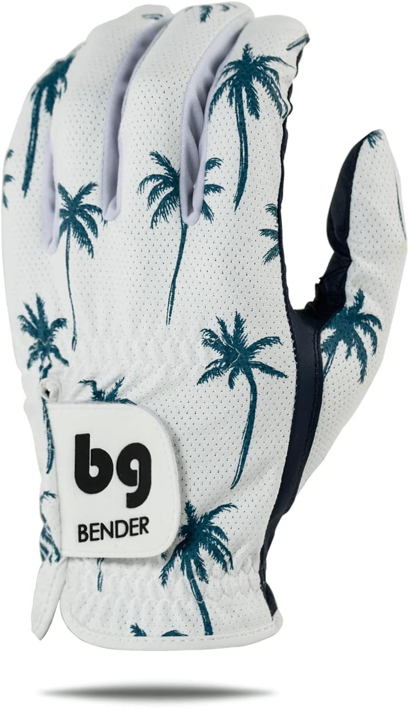 Bender - Mens Golf Glove, Durable Mesh Golf Gloves, Unique Golf Gloves