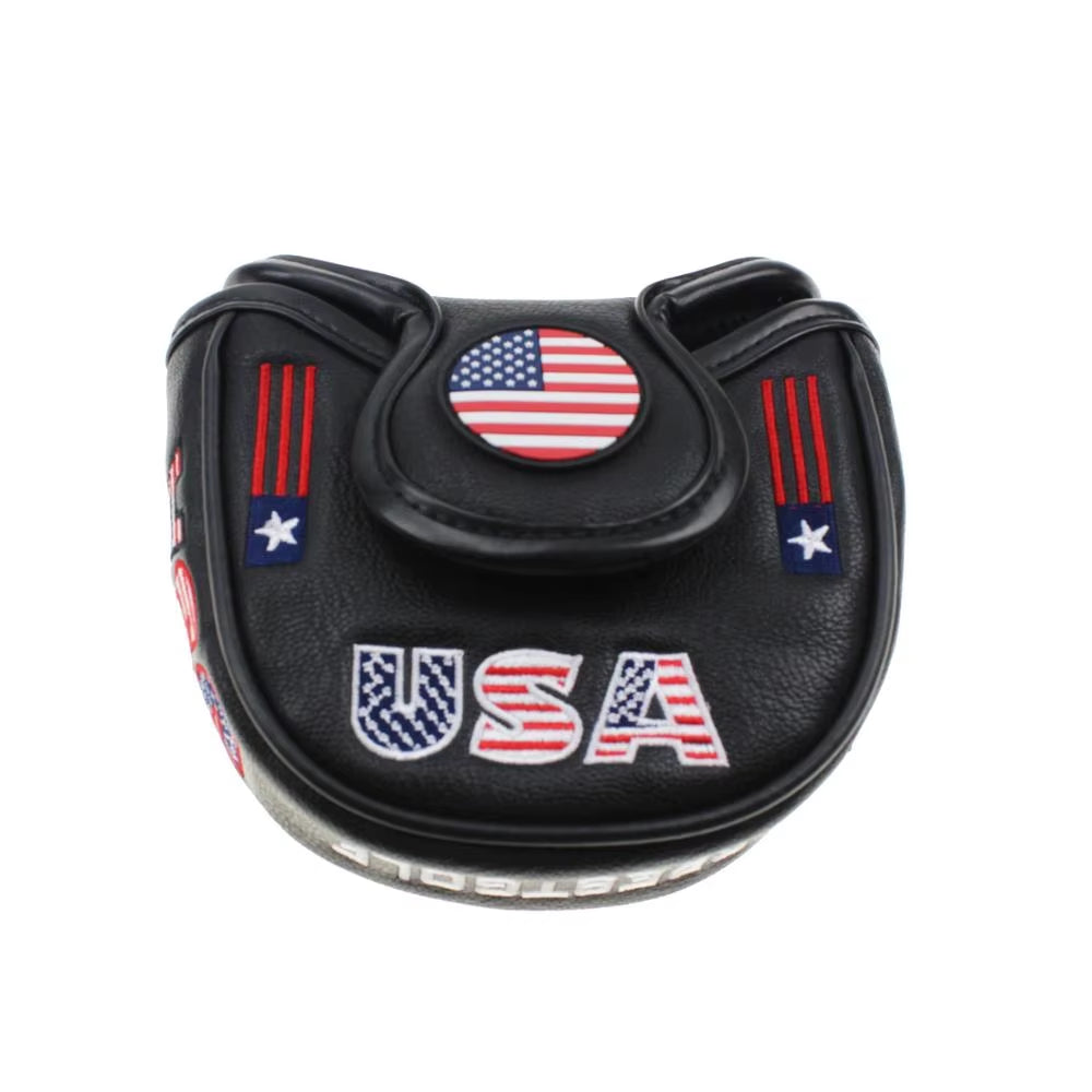 Golf USA America Mallet Putter Cover Headcover for Odyssey with Smart Design and Perfect Quality Head Protector Golf