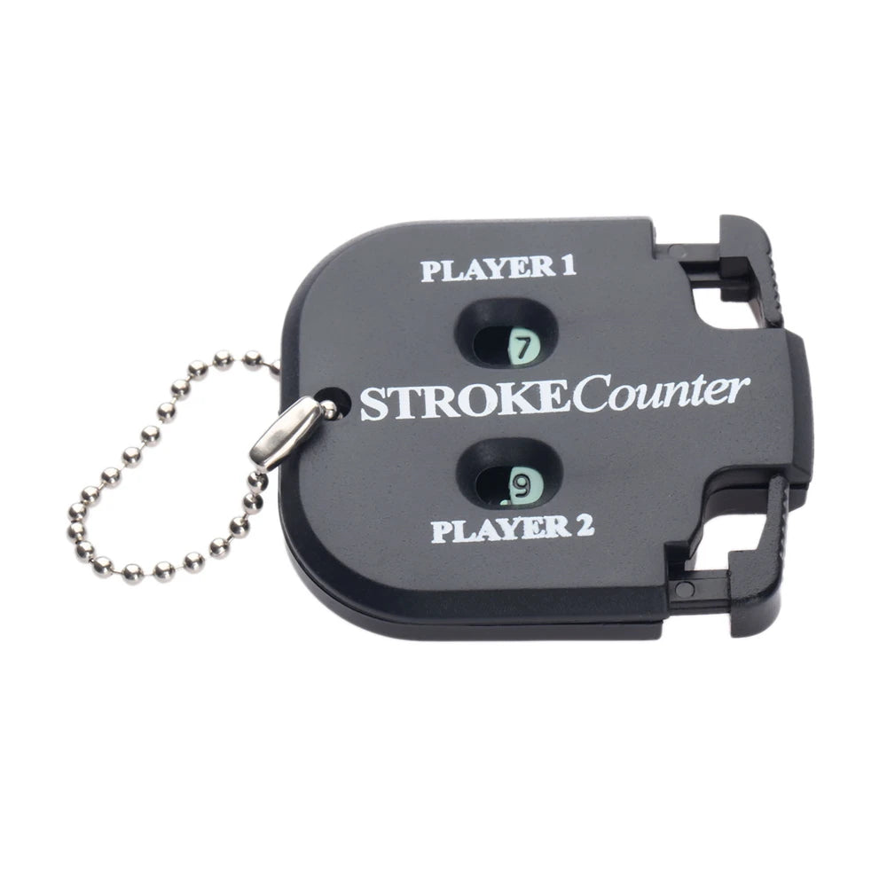 Mini Handy Golf Shot Count Stroke Putt Score Counter Two Digits Scoring Keeper with Key Chain Golf Accessorie Golf Training Aids