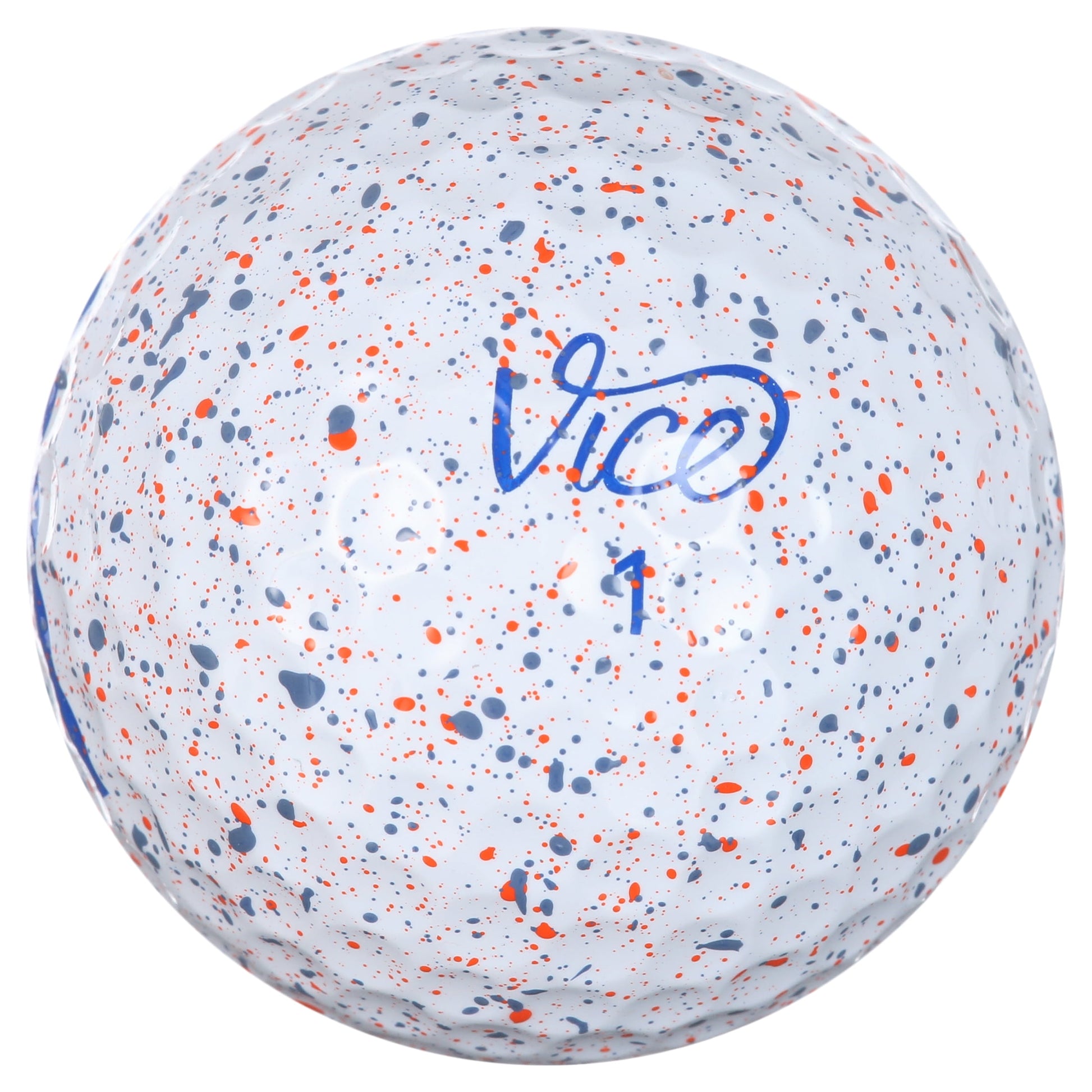 Pro Red & Blue Drip Golf Balls - 1 Dozen