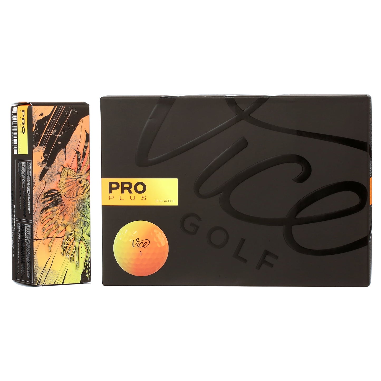 Golf Limited Edition Pro plus Golf Balls|Shade Yellow Orange