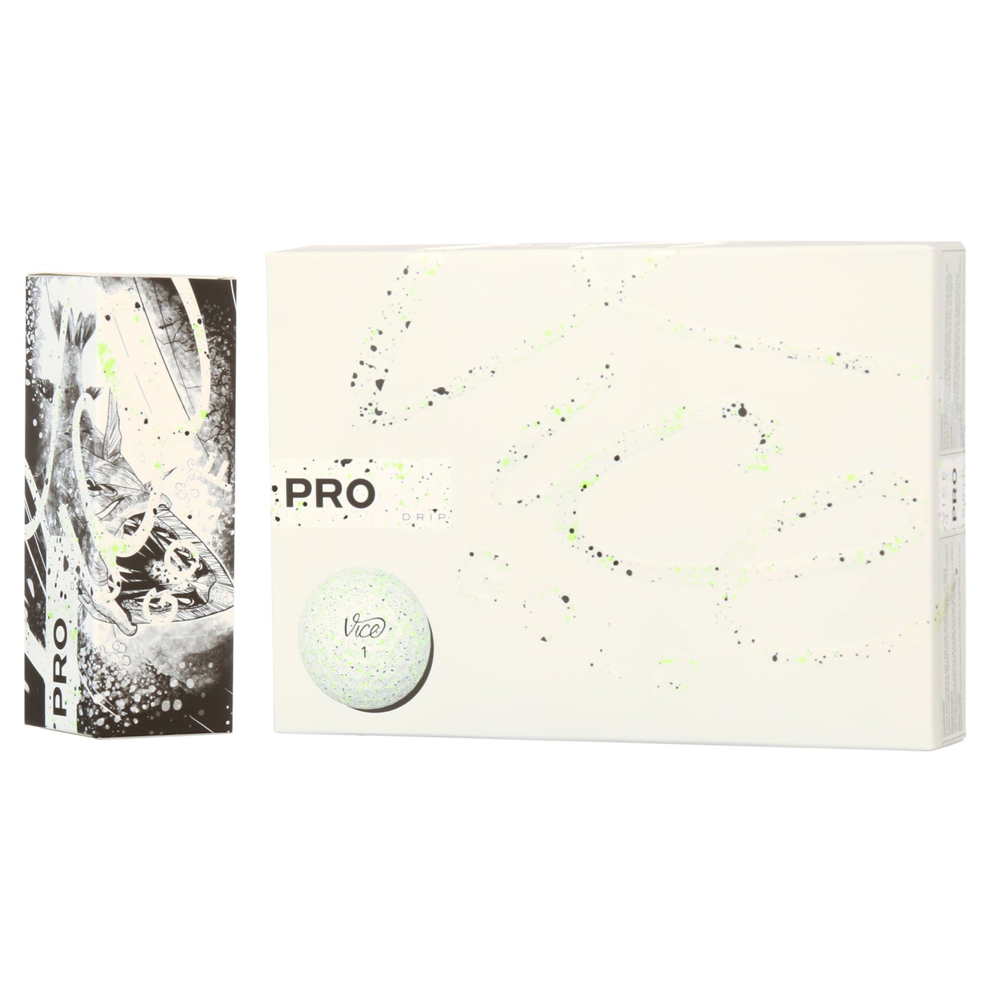 Pro Drip Golf Balls, Lime, 12 Pack