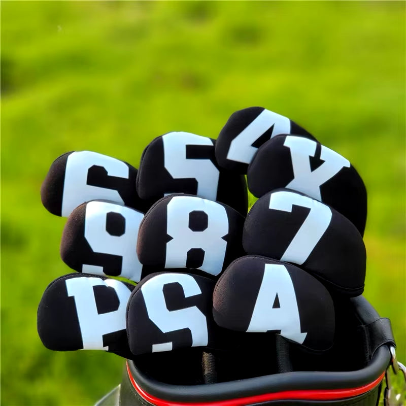 Waterproof Neoprene Golf Club Iron Cover Golf Iron Head Covers Golf Club Iron Headovers Golf Equipment