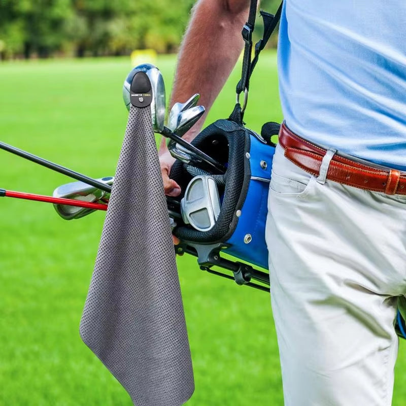 Magnetic Golf Towel Strong Magnetic Water Absorptionslim Towel Men'S Golf Equipment Accessories Idea Gifts for Golf Lover