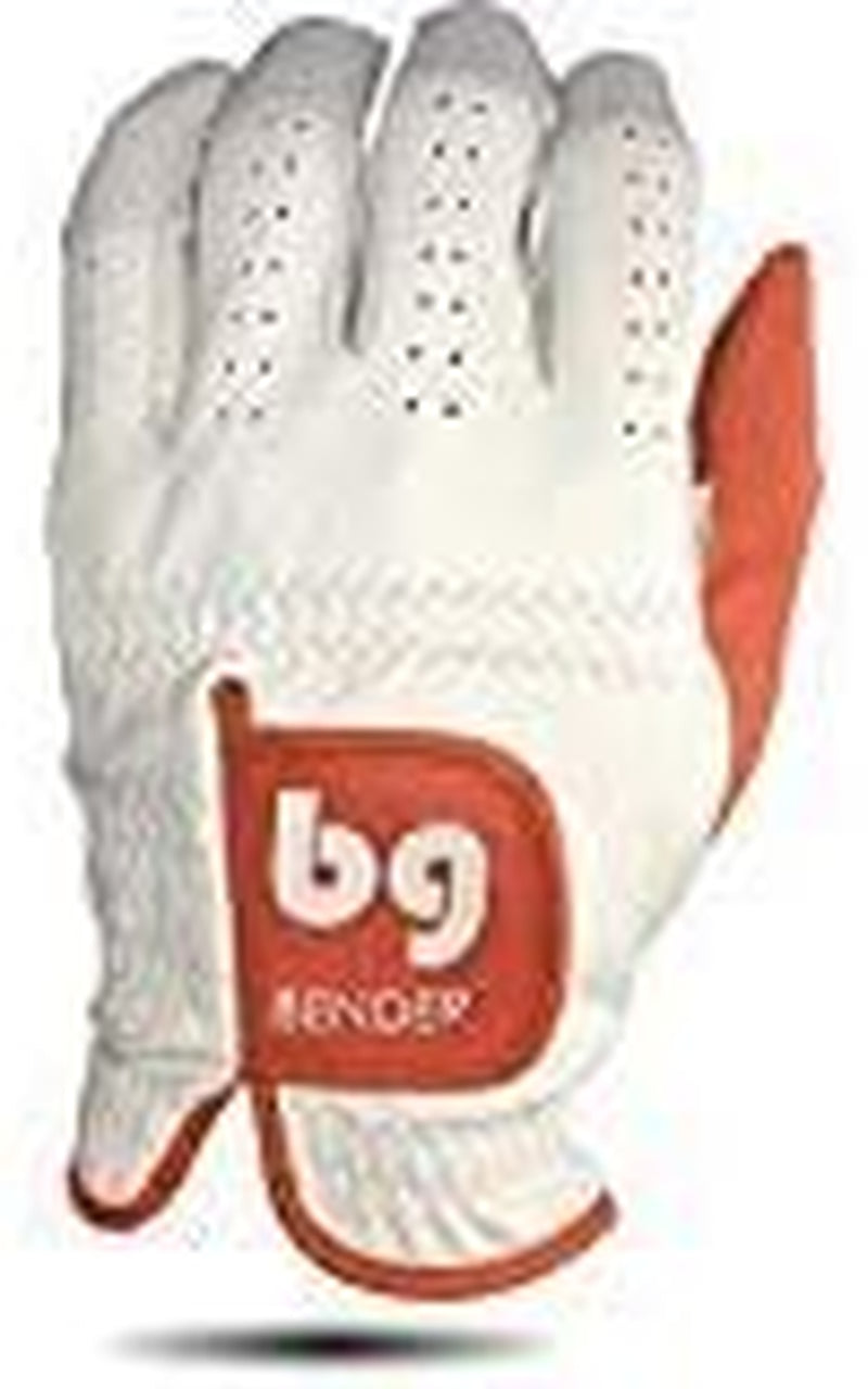 Bender - Mens Golf Glove, Durable Leather Golf Gloves, Unique Golf Gloves