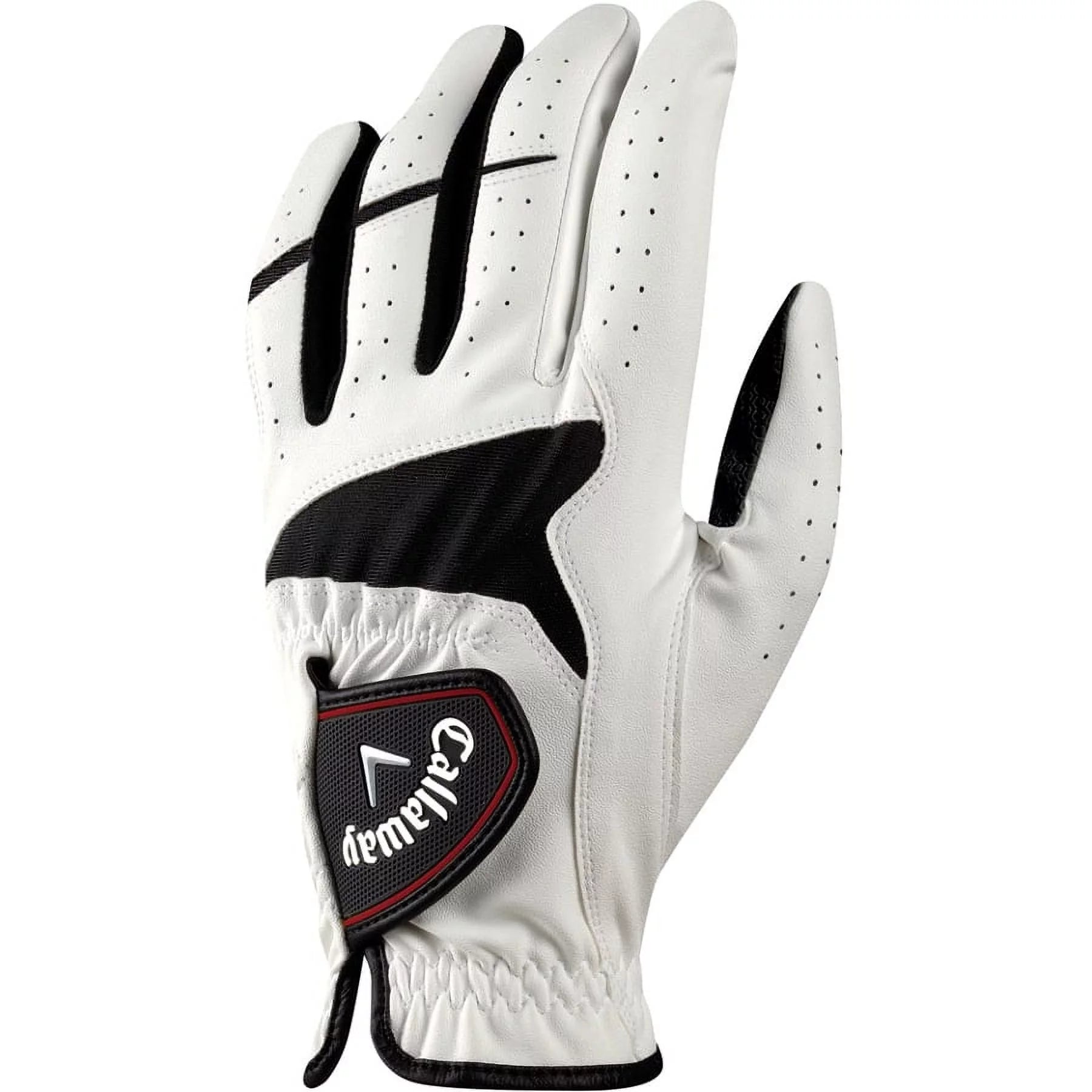 Callaway XXT Xtreme Golf Glove, 2 Pack, White (Worn on Left Hand)