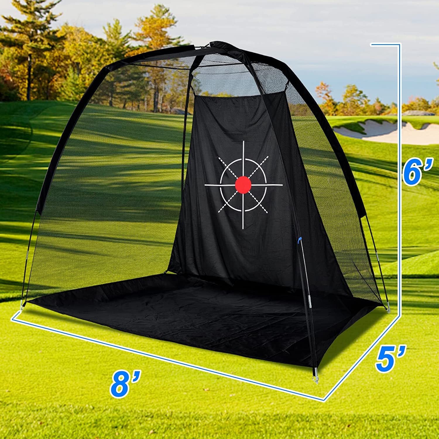 Golf Hitting Nets - Heavy Duty Golf Net for Home Practice, Quick Setup Golf Training Net