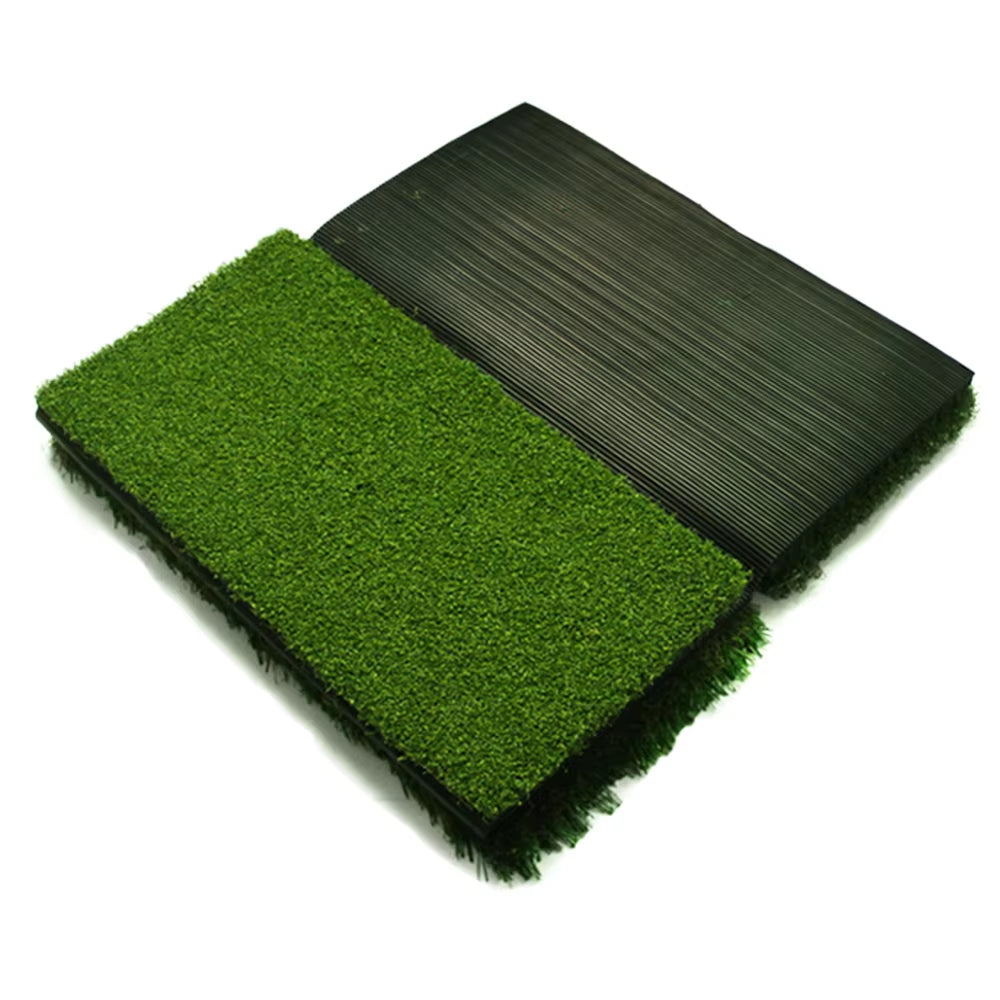 1Pcs Golf Hitting Mat 3 Grasses Golf Training Aids Indoor Outdoor Tri-Turf Golf Hitting Grass Golf Mats for Indoor Backyard