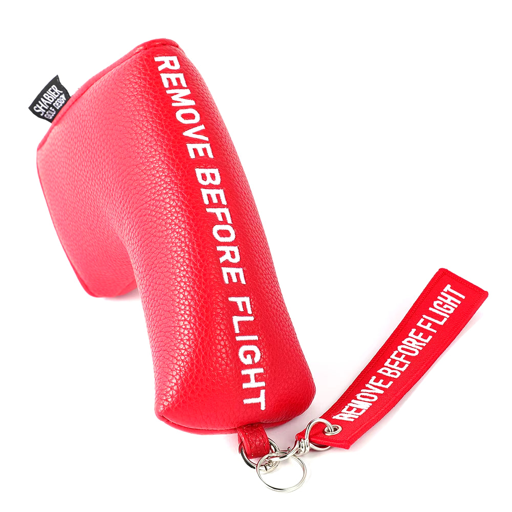 Red Remove before Flight Golf Headcover Golf 460CC Driver Cover Wood Hybrid Mallet Cover