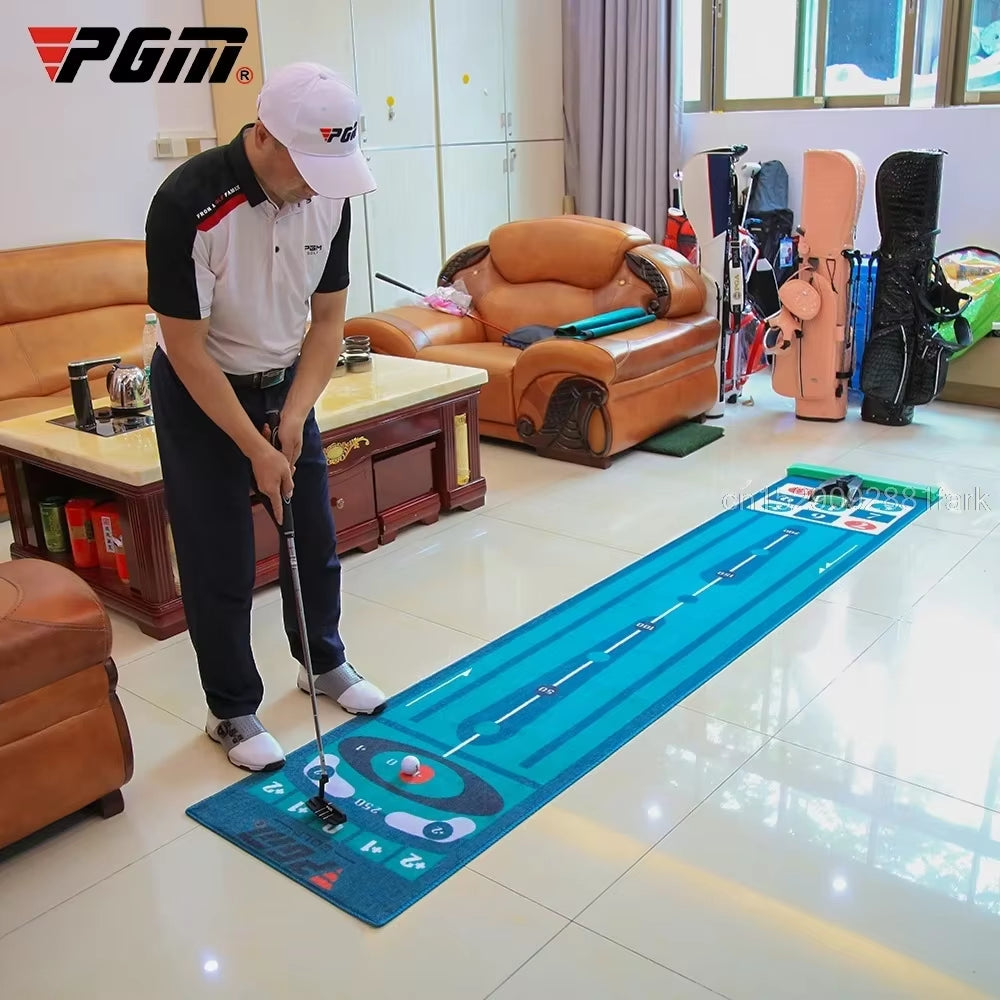 3M Golf Putting Mat Thick Smooth Practice Putting Carpet Rug Practice Set Ball Return Golf Putting Green for Indoor Home Office