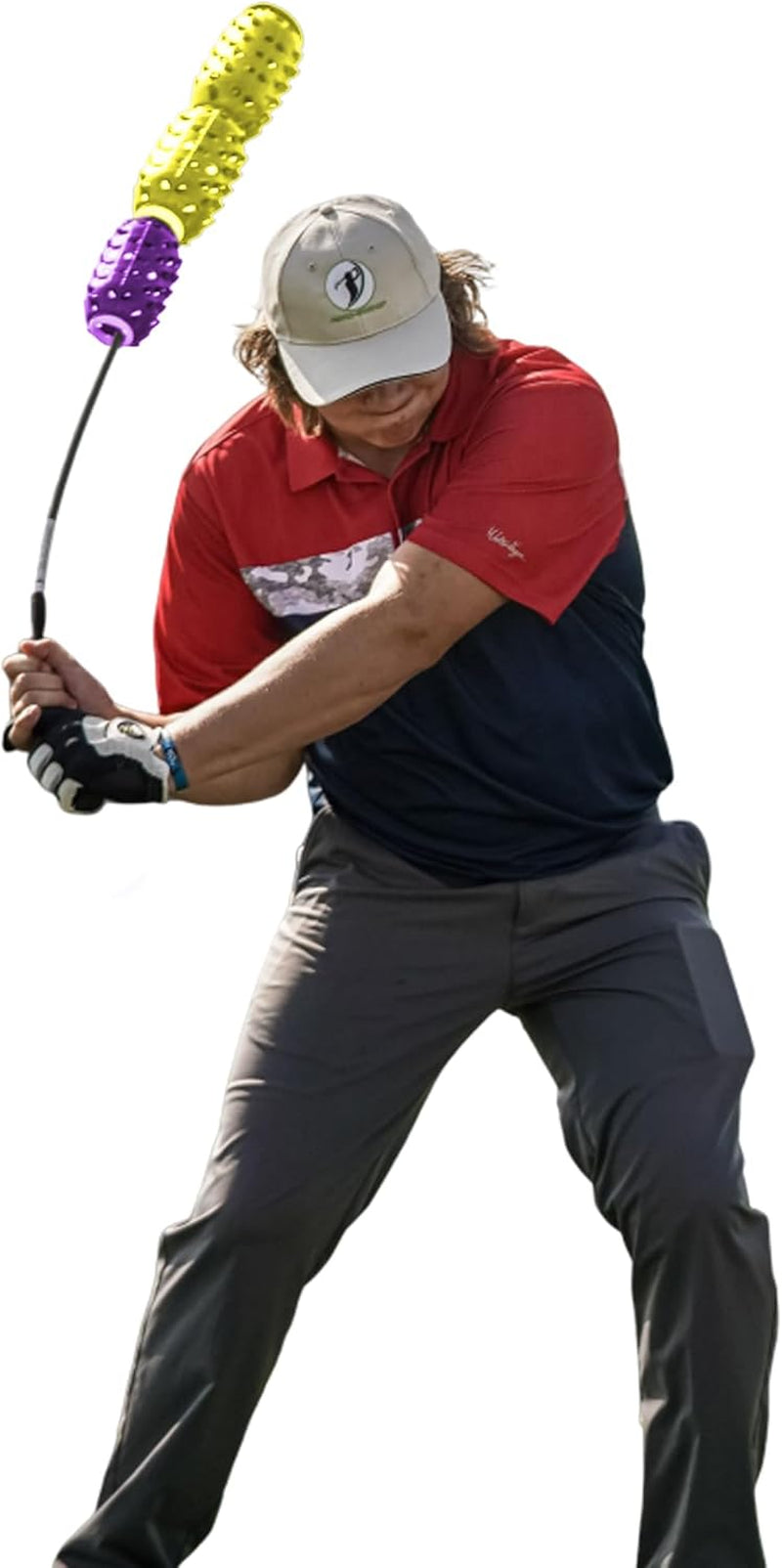 Golf Training Aid and Warm up Equipment, Golf Swing Trainer, Improves Swing Speed & Accuracy, Increase Swing Speed, Wind Resistance, Adjustable Pineapples