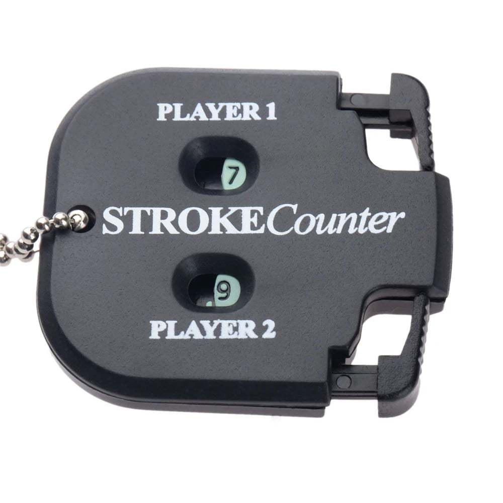 Mini Handy Golf Shot Count Stroke Putt Score Counter Two Digits Scoring Keeper with Key Chain Golf Accessorie Golf Training Aids