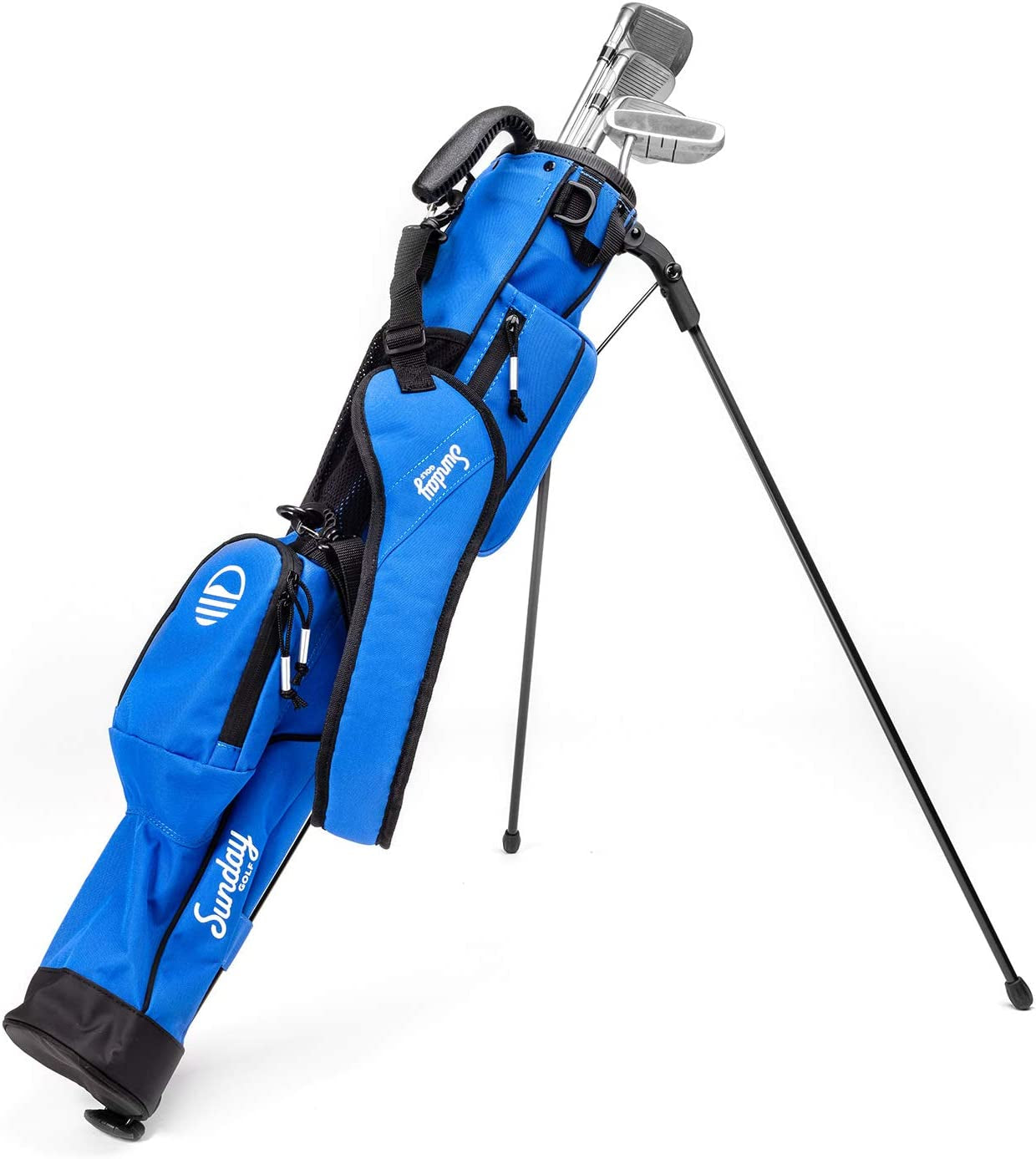 Sunday Golf - Lightweight Sunday Golf Bag with Strap and Stand – Easy to Carry and Durable Pitch N Putt Golf Bag – Golf Stand Bag for the Driving Range, Par 3 and Executive Courses – 31.5 Inches Tall…